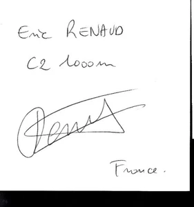 Olympia 1984 Bronze * ERIC  RENAUD * Kanu * Frankreich - Bild 1 von 1