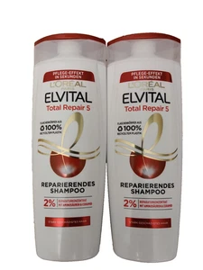 2x300ml Loreal Elvital Total Repair 5 Shampoo für stark geschädigtes Haar - Bild 1 von 2