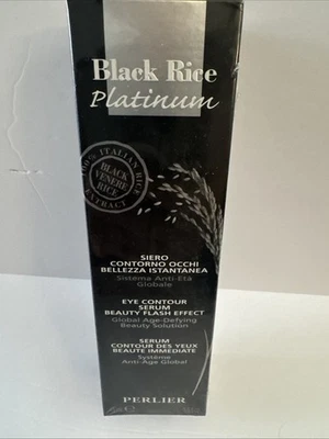 Perlier Black Rice Platinum Eye Contour Serum Beauty 1.5oz Sealed - Image 1 of 4