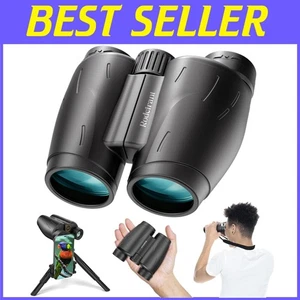 Compact 25x30 Large Eyepiece Binoculars with Phone Adapter - Picture 1 of 8