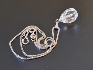 Bergkristall Anhänger mit Kette Silber 925  - Bild 1 von 15
