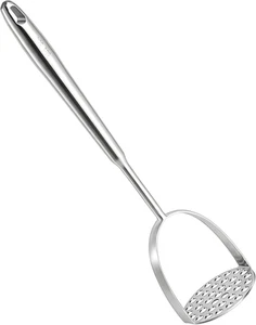 Heavy Duty Mashed Potatoe Masher, Professional Integrated Stainless Steel Pot... - Picture 1 of 15