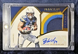 2015 IMMACULATE DANNY WOODHEAD GAME-USED PATCH AUTO SP /99 LEGEND - Picture 1 of 2