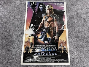 POSTER FILM MASTERS OF THE UNIVERSE 1987 DOLPH LUNDGREN 27x41 - Foto 1 di 5