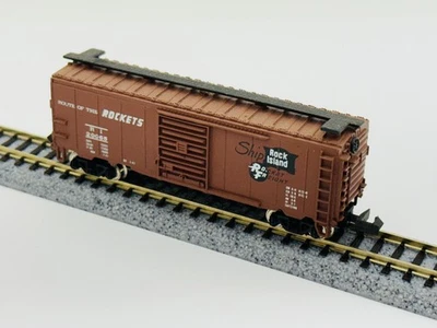 BACHMANN #5065 N Scale 40' PS1 Boxcar Rolling Stock - Rock Island Line - Image 1 of 3