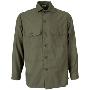 US Vietnam OG107 Combat Fatigue Utility Shirt - Reproduction - Olive Green - Picture 1 of 7