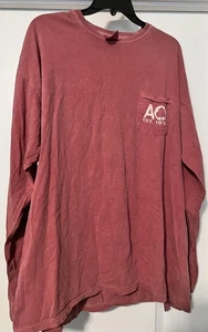 Alabama Outdoors Red Men’s Comfort Colors Size XL Long Sleeve T-shirt W/ Logo - Picture 1 of 4