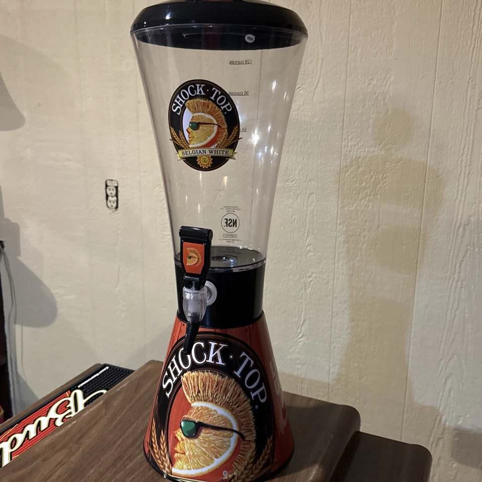 Shock Top Beer Super Tube-Conic Super Tube-Beer Dispenser-128 oz.-large Unopened - Image 1 of 4