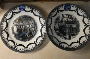ROYAL STAFFORD WITCHES COVEN HALLOWEEN SUPPENSCHÜSSEL und SALATTELLER - Bild 1 von 6