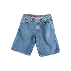 Vintage Tommy Hilfiger Jeans Shorts Herren 32 blau 10" leichte Jorts Denim - Bild 1 von 9