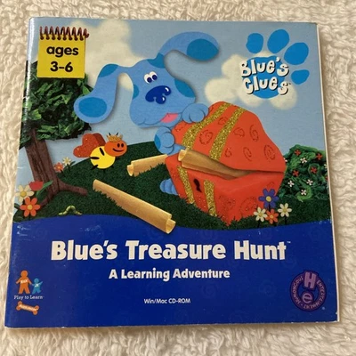 Blue's Treasure Hunt Blues Clues CD-Rom PC Manual Only - Image 1 of 4