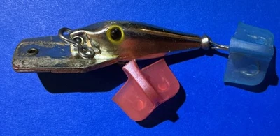 Винтажная рыболовная приманка Arbogast Hustler с рукояткой серебристая - Изображение 1 из 4