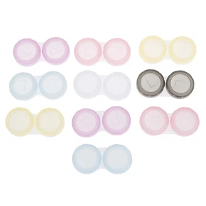 2/10pcs Lens Box Plastic Soaking Portable Travel Contact Storage Case ATHF - Picture 1 of 13