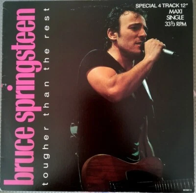 RARE: BRUCE SPRINGSTEEN “TOUGHER THAN THE REST” 1988 4 TRACK EP VINYL RECORD  - Image 1 of 4