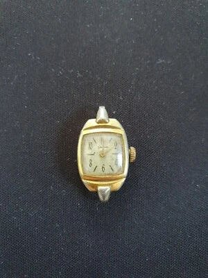 Reloj Alemán Chapado en Oro Glashütte 17 Rubis Vintage Raro para Piezas y Reparación Foto 1 de 4