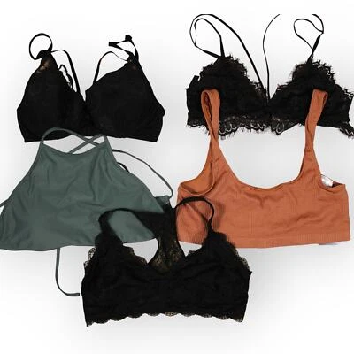 5 GRANDES Sujetadores Bralette Bikini NUEVO sin etiquetas Aerie Cupshe H&M Felina Envío Gratis Foto 1 de 4
