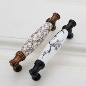 Ceramics Kitchen Cabinet Handles Bar Drawer Handle Pull 96 128 - Picture 1 of 9