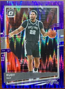 2020-21 Panini Donruss Optic Purple Shock Prizm #112 Rudy Gay San Antonio Spurs - Picture 1 of 2