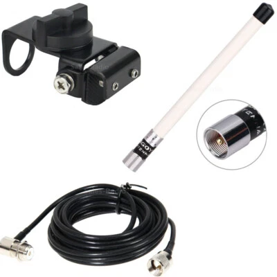 Nagoya NL-350 144/430MHz Dual Band Ham Radios Car Antennas & RB-20 Base 5M Cable - Image 1 of 4