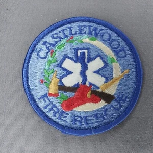 Castlewood CO Colorado 3 1/4" Fire Rescue Patch - Picture 1 of 2