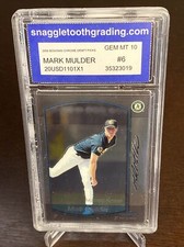 2000 Bowman Chrome Draft Picks & Prospects Mark Mulder Rookie Athletics Pristine