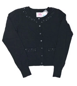 Justice for Girls Black Cardigan~Size 10~NWT~Back to School! - Picture 1 of 1