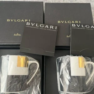 BVLGARI x Rosenthal Geometrica schwarz Becher Tasse 2er Set im Karton - Bild 1 von 6