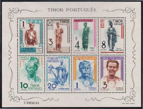Timor Portuguese Hb 1 Indigenous MH Cover