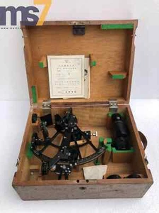 TAMAYA CO & LTD 23406 MICROMETER MARINE SEXTANT NAUTICAL NAVIGATIONAL INSTRUMENT - Picture 1 of 15