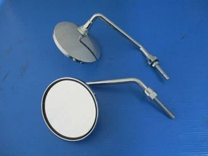 Fit Honda C92 CA92 C95 CA95 CB92 CA160 CB160 C70 Small Size Mirror set PAIR - Picture 1 of 6
