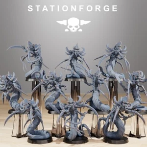Xenarid Serpents(x10)/Alien Bug/TTRPG/Wargaming/Grimdark/Station Forge - Picture 1 of 6