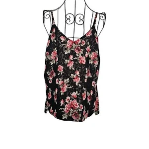 White House Black Market floral animal print reversible top size XSP - Picture 1 of 8