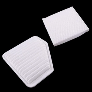 2pcs Engine Motor & Cabin Pollen Air Filter Fit For Toyota RAV4 Corolla Camry - Picture 1 of 7