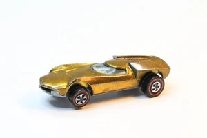 Vintage 1968 Hot Wheels Redline TURBOFIRE Gold US Diecast Model Rare Collectible - Picture 1 of 15