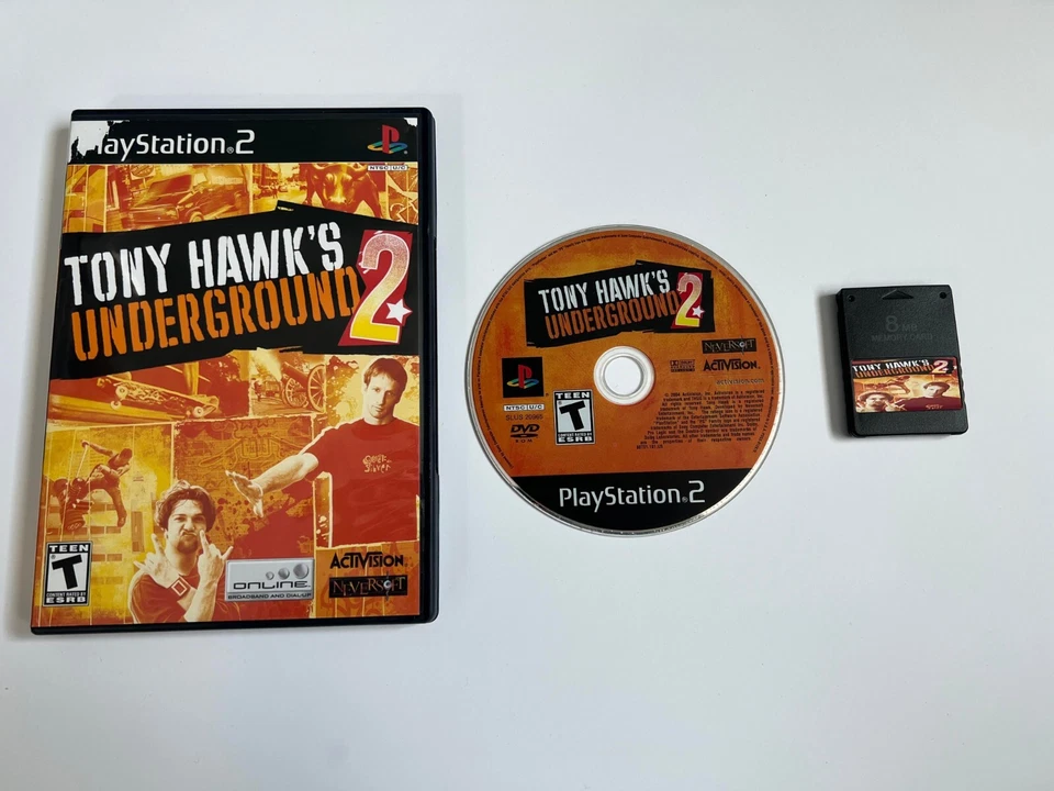 Tony Hawk's Undergound 2 PlayStation 2 PS2 Unlocked Maxed Out 8MB Memory Card - Image 1 of 1