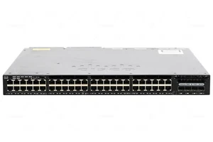 Przełącznik Cisco WS-C3650-48FD-L 48x RJ-45 1G 4x SFP 1G (2x10G) Power over Ethernet - Zdjęcie 1 z 8