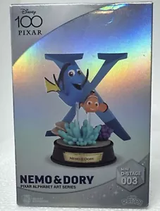 Beast Kingdom Mini D Stage 003 Disney Pixar Alphabet Art Letter X Nemo & Dory - Picture 1 of 9