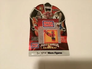 Mega Bloks Power Rangers Samurai Series 1 Translucent Red Ranger New Sealed - Picture 1 of 1