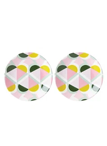 kate spade new york Lenox geo spade tidbit plates 6” set of 2 New - Picture 1 of 2