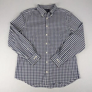 Charles Tyrwhitt Mens Weekend Shirt Size Large Blue Check Non-Iron Slim Fit - Picture 1 of 9