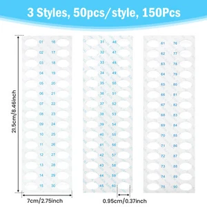 150Pcs Embroidery Thread Paper Organizer 30 Positions Embroidery Floss qipJN} - Picture 1 of 11
