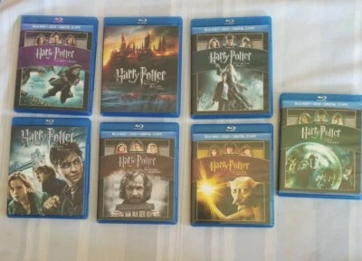 7 of Harry Potter Bluray movies the Order of the Phoenix chamber of secrets  - Image 1 of 4