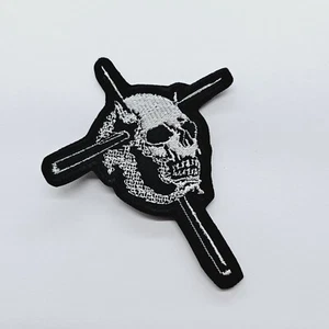 Candlemass skull  EMBROIDERED PATCH - Picture 1 of 2