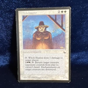 Witch Hunter The Dark Rare Magic The Gathering Mtg Card 1994 Vintage - Picture 1 of 4