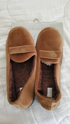 Par de novos chinelos femininos Liz Clairborne cor camelo tamanho 10 - Imagem 1 de 2