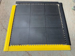 Gym/Garage/Yoga/Martial Arts/exercise/Rubber FloorMat 3ft x 3ft Various Pattern - Picture 1 of 17