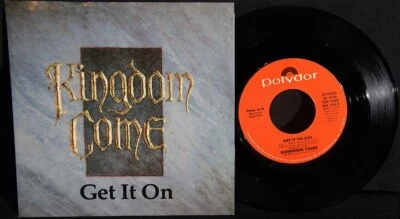 Kingdom Come-Get It On-17-Polydor 887-436-Vintage 1988 Picture Sleeve 45-NM!!! - Image 1 of 2