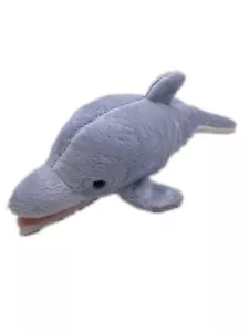 Plüschtier Kuscheltier Stoff Tier Delfin groß grau Delphin 26 cm - Bild 1 von 2