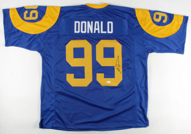 Camisola de jogo de futebol americano NFL Los Angeles Rams (Aaron Donald)  para homem. Nike PT