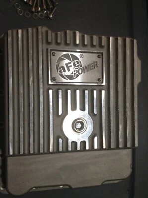aFe Transmission Oil Pan Cover Machined Fins For 99-16 GM Trucks 46-70240 + 2Qts - Image 1 of 4